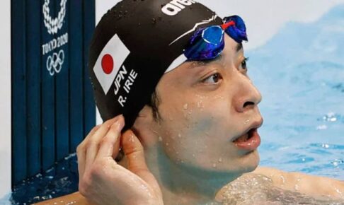 入江陵介は7位　声を震わせ「悔いはないかな」4大会連続の五輪　男子200m背泳ぎ