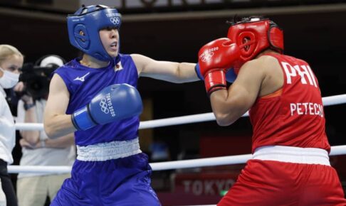 フェザー級入江聖奈が「金」　ボクシング女子・3日