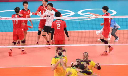 バレーボール男子　奮闘も4強ならず　29年ぶり準々決勝も世界1位ブラジルに完敗