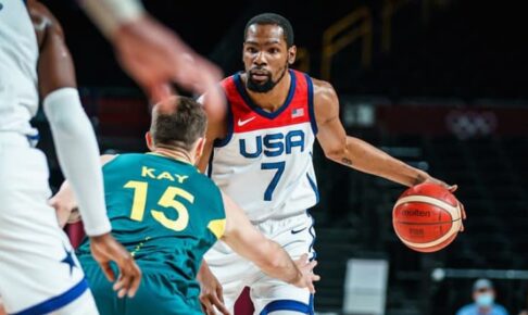 最大15点差を逆転しアメリカがオーストラリアを破って決勝進出　デュラントが試合最多の23点