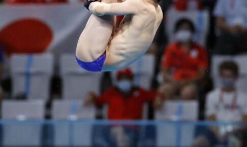 14歳の玉井陸斗は7位　飛び込み・7日