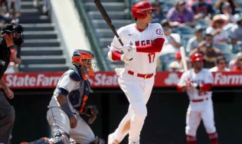 【MLB】大谷翔平、快足内野安打＆中前打で2戦連続マルチ　積極果敢な好走塁で同点機演出