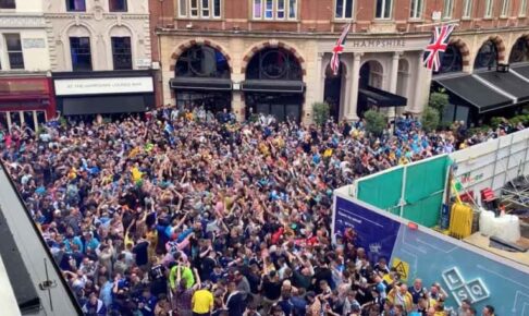 ７月のユーロ英国開催で約６４００人がコロナ感染　英政府が公表