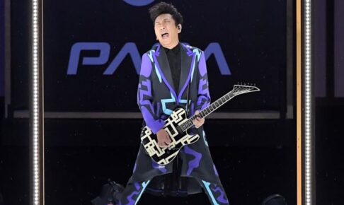 パラ開会式　布袋寅泰がギター演奏　BOOWY時代のギターで　アトランタ閉会式でも