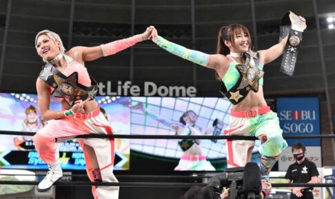 【新日本】スターダムのゴッデス王者ジュリア＆朱里が存在感発揮「もっともっと注目されるように」