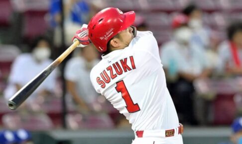 広島・鈴木誠が5試合連続本塁打　25号ソロ　球団6人目、05年の新井貴浩以来