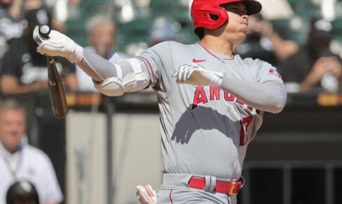 大谷は4打数2安打　打率は2割5分6厘