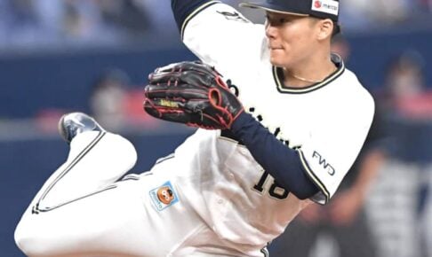 オリックス・山本由伸が通算500奪三振　球団最速で到達