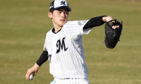 ロッテ、佐々木朗希が腰部の張りで登板を回避　土肥星也に先発が変更に