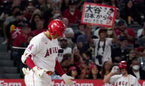 【MLB】大谷翔平、リーグ新の3戦11四球　ハーパーに並ぶMLBタイ記録、ブーイングの嵐