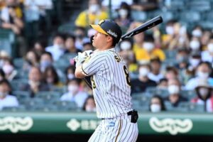阪神　佐藤輝は3球三振で58打席連続無安打　投手を含めたセ・ワースト記録更新