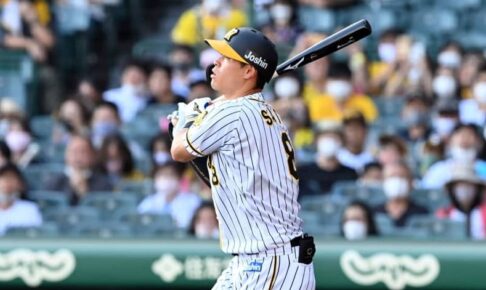 阪神　佐藤輝は3球三振で58打席連続無安打　投手を含めたセ・ワースト記録更新