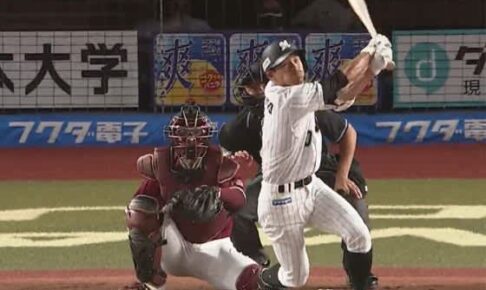 ロッテ荻野貴司、リーグ11年ぶりの2戦連続先頭弾　佐々木朗の登板日だけで4本目