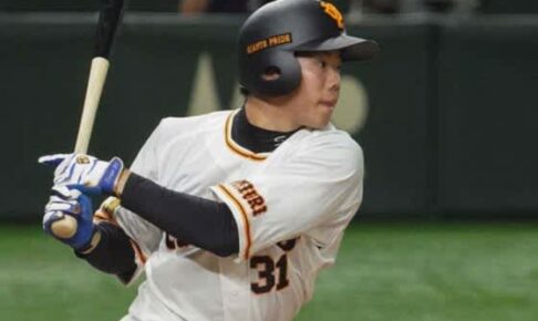 巨人・松原、王貞治に並ぶ25試合連続安打！　球団3位タイ、第4打席で中前打