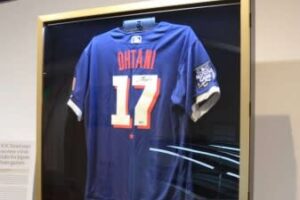1430万円 落札額もメジャー級　大谷翔平選手サイン入りユニホーム展示　街の活性化へ三刀流？　鹿児島