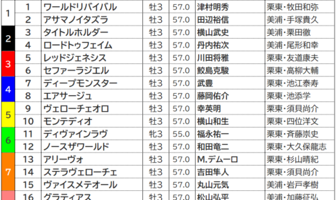 【菊花賞／前売りオッズ】3連単は“万馬券”がズラリ、前日は単勝4.1倍でステラヴェローチェが1番人気