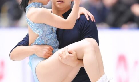 ペアSP　りくりゅうが73.98で3位発進、自己ベスト更新　NHK杯