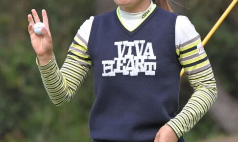 古江彩佳が大会タイ64で単独首位発進　逆転女王へ「100点に近い」　稲見は25位