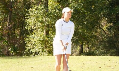 渋野日向子、次週への切符をつかむ24位タイに「ハラハラドキドキの4日間だった」