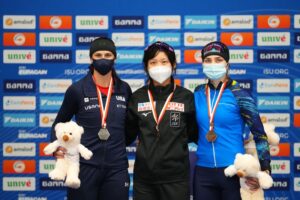 スピードスケート＝Ｗ杯女子1500mで高木美帆が優勝、男子500mは新浜