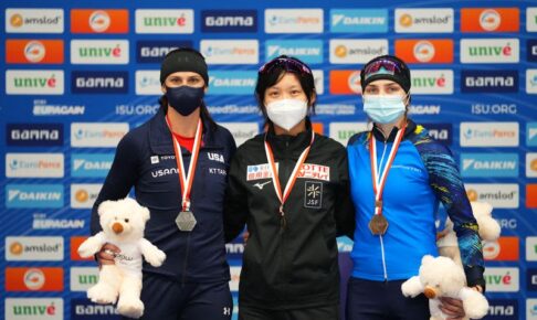 スピードスケート＝Ｗ杯女子1500mで高木美帆が優勝、男子500mは新浜