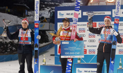 小林陵侑、2度目の総合優勝　最終戦5位、完全Vは逃す