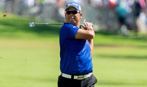 【ゴルフ】松山英樹が猛チャージ「63」で単独2位浮上　首位と2打差で最終日へ
