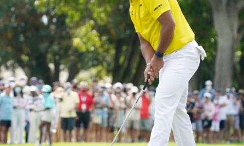 松山、アジア最多タイ8勝目　アジア勢最多、プレーオフ制す