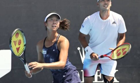 全豪、混合複で柴原組が8強入り　テニス、大会第7日