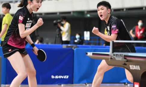 “はりひな”張本＆早田ペアが初の日本一　初戦から苦戦続きも世界銀の底力発揮