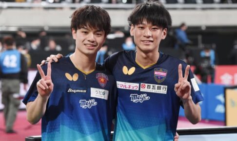 【全日本卓球】世界卓球銅の宇田幸矢・戸上隼輔がペア初優勝！張本・森薗に大逆転勝利