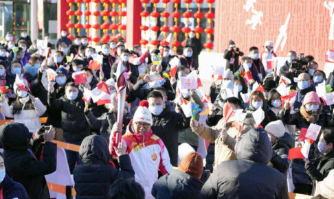 北京五輪、聖火リレースタート　3日間に短縮、コロナ対策