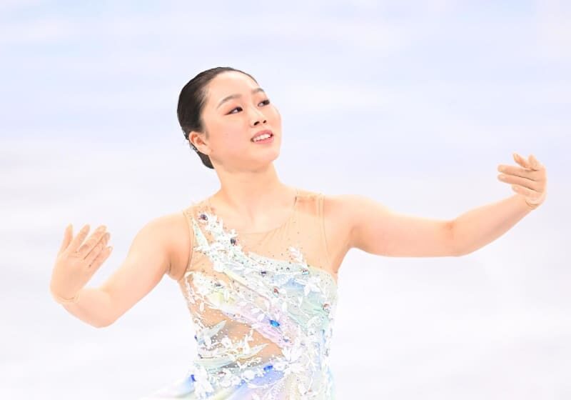 日本団体決勝へ 樋口新葉がSP74.73 初の五輪でノーミス演技披露 日本団体決勝へ 樋口新葉がSP74.73 初の五輪でノーミス演技披露