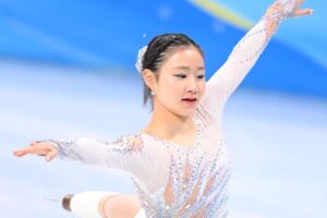 河辺愛菜　トリプルアクセル転倒も、初五輪で躍動感　SP62.69点