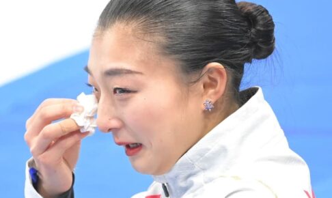 坂本花織が「ビックリ」の銅、涙止まらず　「とことん運がいいなと思う」