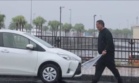 雨が降りしきる中…清原和博さんが事故現場で人命救助　8年ぶりの野球キャンプ地で見せた“ファインプレー”