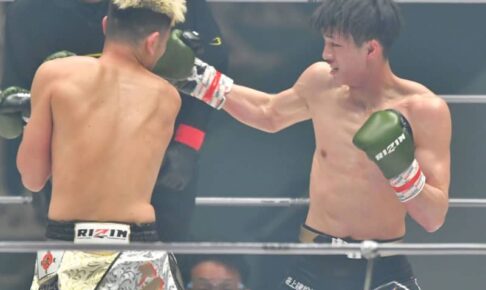 RIZIN初陣の笠原友希　飛び膝蹴りで衝撃KO　6月東京Dで芦沢竜誠戦アピール