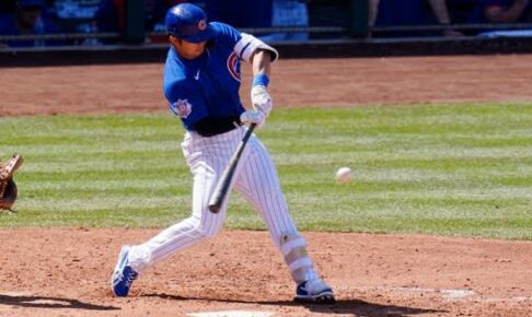 【MLB】鈴木誠也、待望のメジャー初アーチで満面の笑み　3打数1安打2打点でOPS.717