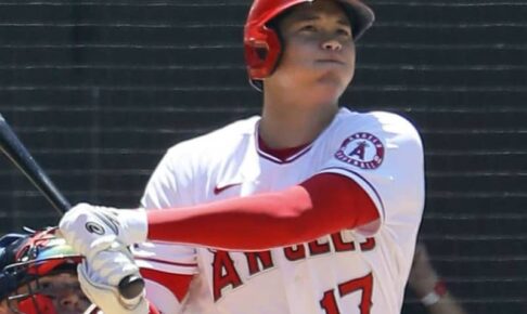 大谷翔平、チーム初勝利に笑顔も自身は4打数無安打3三振　判定に不服の表情も