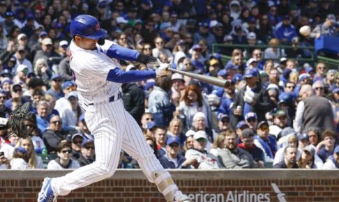 カブス鈴木誠也、メジャー初本塁打　本拠地シカゴでのブルワーズ戦