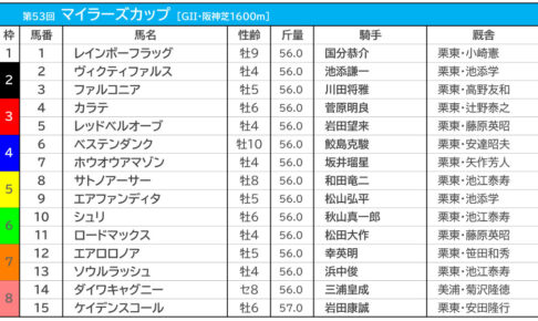 【マイラーズC2022】過去10年の枠順・騎手データから読み解く狙うべき馬とは