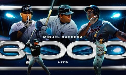タイガースのミゲル・カブレラが史上33人目の通算3000安打を達成