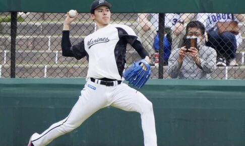 【プロ野球】ロッテ佐々木朗希、13日に先発　4勝目懸けオリックス戦