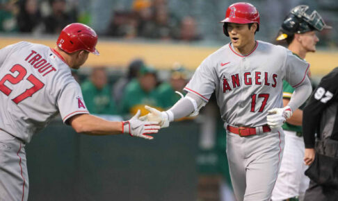 【MLB】エンゼルス・大谷翔平が2試合連発の8号2ラン　日米通算150本塁打にあと1本
