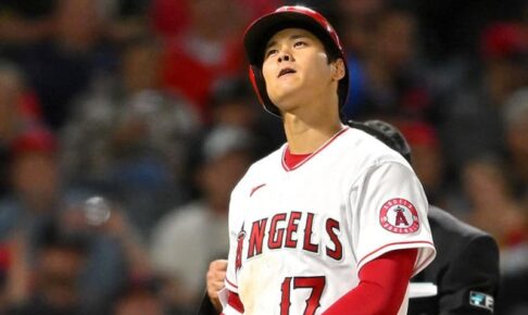 【MLB】大谷翔平、3打席連続三振で天仰ぐ　直近4試合で10三振…初回に快足披露で盗塁も