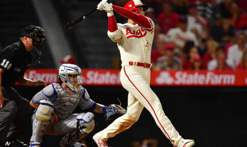 【MLB】大谷翔平、今季13号2ランは打球速度183キロの“高速”ロケット弾　初回にも適時二塁打で躍動