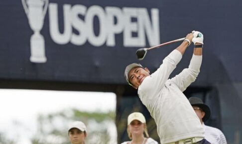 松山、中島ら最終調整　全米OPゴルフ