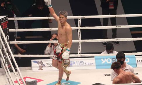 【THE MATCH】原口健飛が“憧れ”山崎秀晃を2R・TKOで圧倒　次世代RISEのエースが衝撃の強さ披露