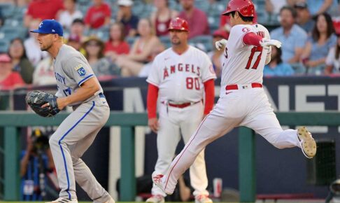 【MLB】大谷翔平、一塁までわずか4.1秒の“俊足”内野安打を記録も、エンゼルスは連勝「3」でストップ