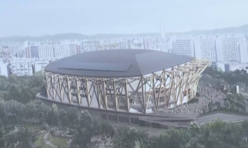 【アリーナ】NTTなど2025年開業予定の新愛知県体育館起工式 　建築家・隈研吾氏ら出席